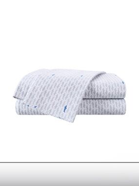 Southern Tide Home Shark Sighting cotton fitted sheet